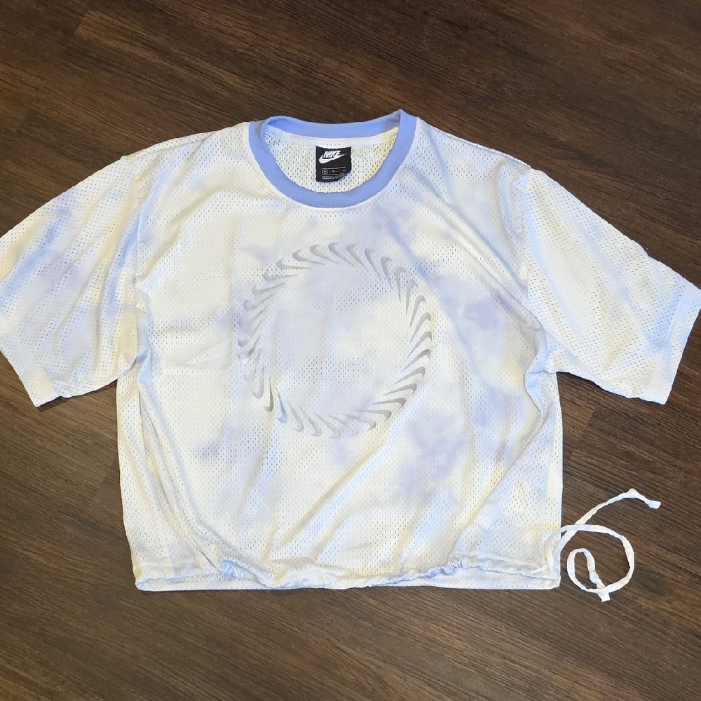 Nike Cropped Jersey Top Size Medium